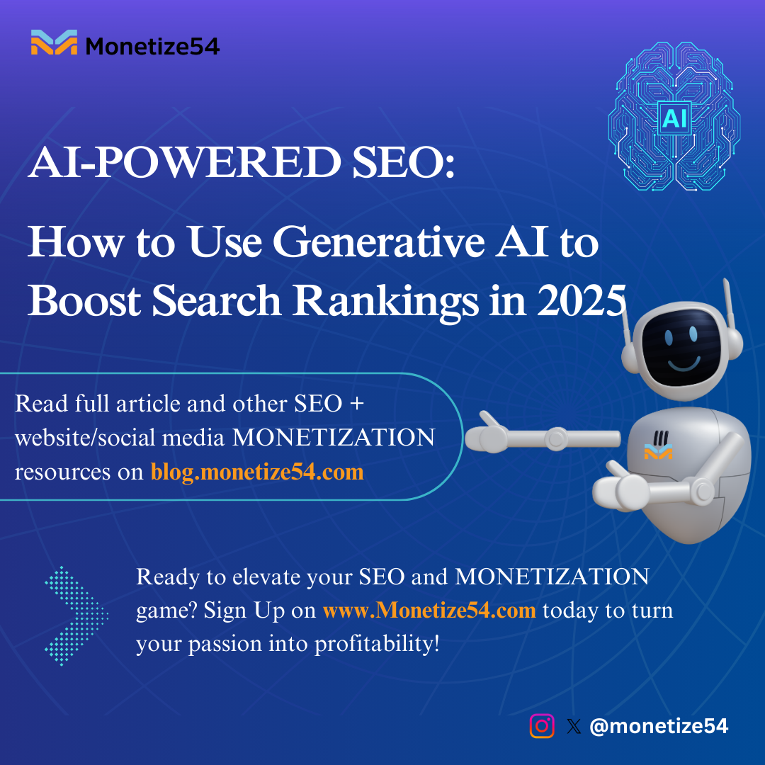 AI-Powered SEO: How to Use Generative AI to Boost Search Rankings in 2025