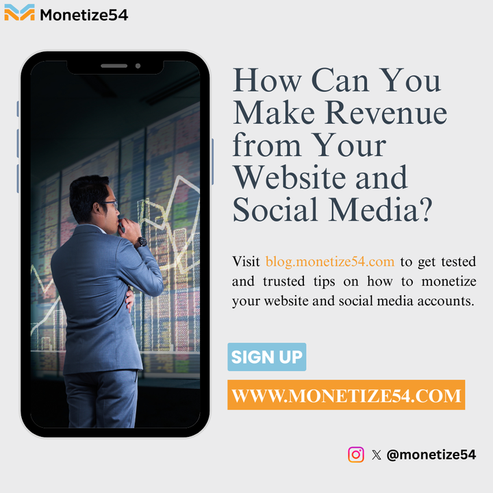 How Can You Make Revenue from Your Website and Social Media? Here's How!