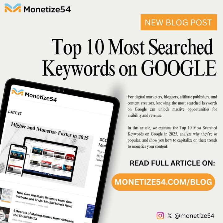Top 10 Most Searched Keywords on Google (2025 Edition)